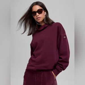 Hazy Mock Neck Pullover